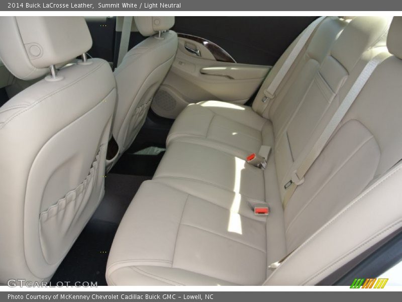 Summit White / Light Neutral 2014 Buick LaCrosse Leather