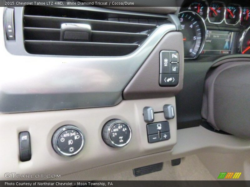 White Diamond Tricoat / Cocoa/Dune 2015 Chevrolet Tahoe LTZ 4WD