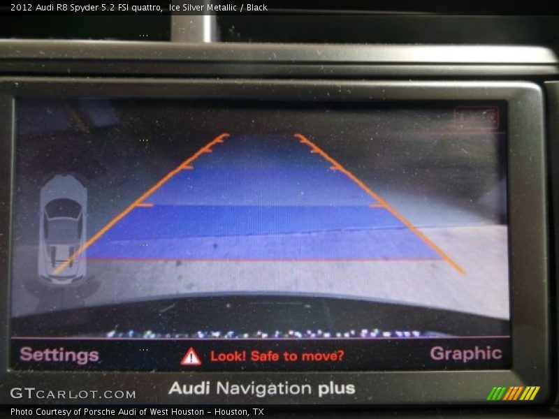 Ice Silver Metallic / Black 2012 Audi R8 Spyder 5.2 FSI quattro