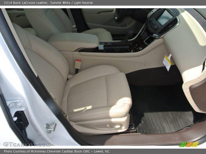 Summit White / Light Neutral 2014 Buick LaCrosse Leather
