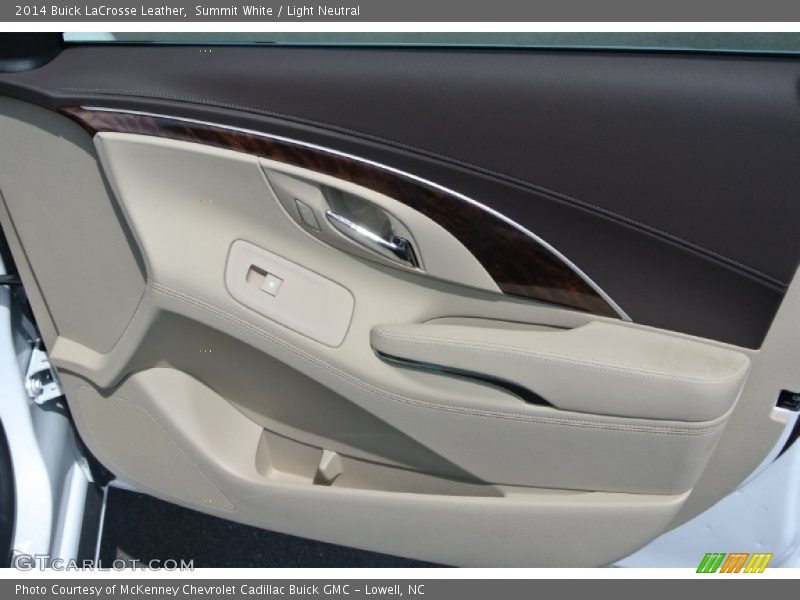 Summit White / Light Neutral 2014 Buick LaCrosse Leather