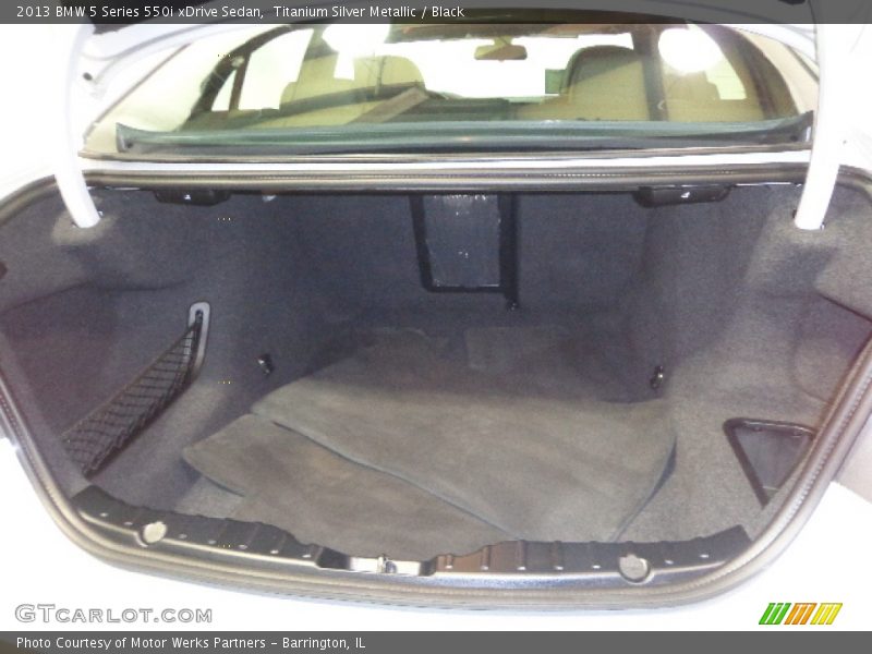 Titanium Silver Metallic / Black 2013 BMW 5 Series 550i xDrive Sedan