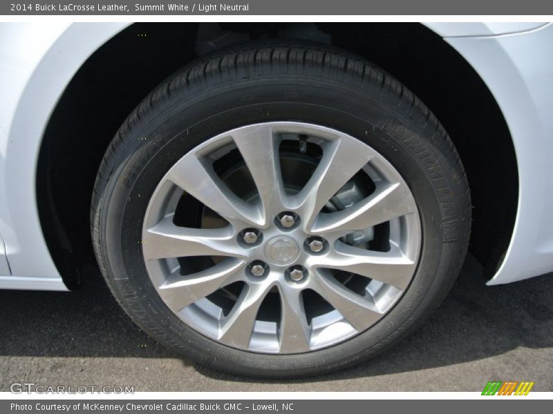 Summit White / Light Neutral 2014 Buick LaCrosse Leather