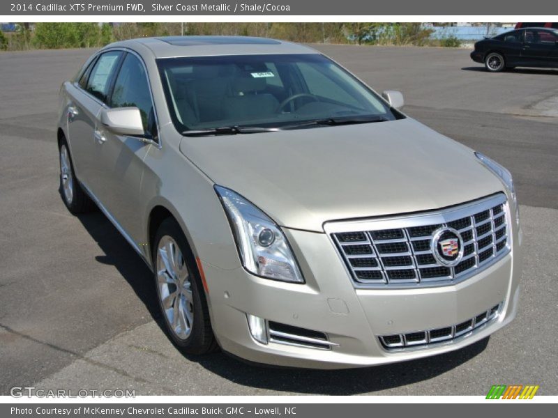 Silver Coast Metallic / Shale/Cocoa 2014 Cadillac XTS Premium FWD