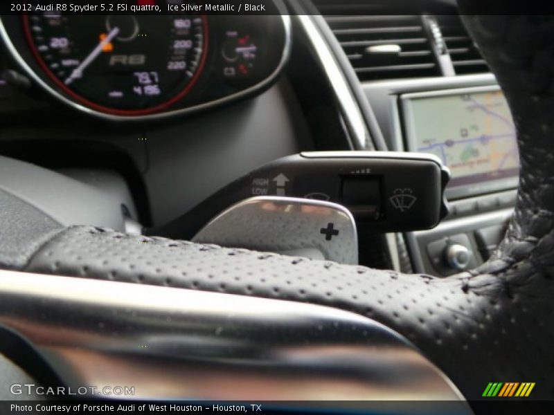 Ice Silver Metallic / Black 2012 Audi R8 Spyder 5.2 FSI quattro