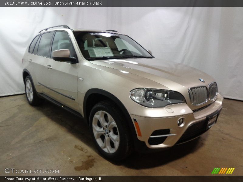 Orion Silver Metallic / Black 2013 BMW X5 xDrive 35d
