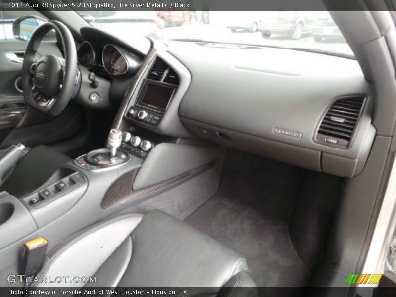 Ice Silver Metallic / Black 2012 Audi R8 Spyder 5.2 FSI quattro