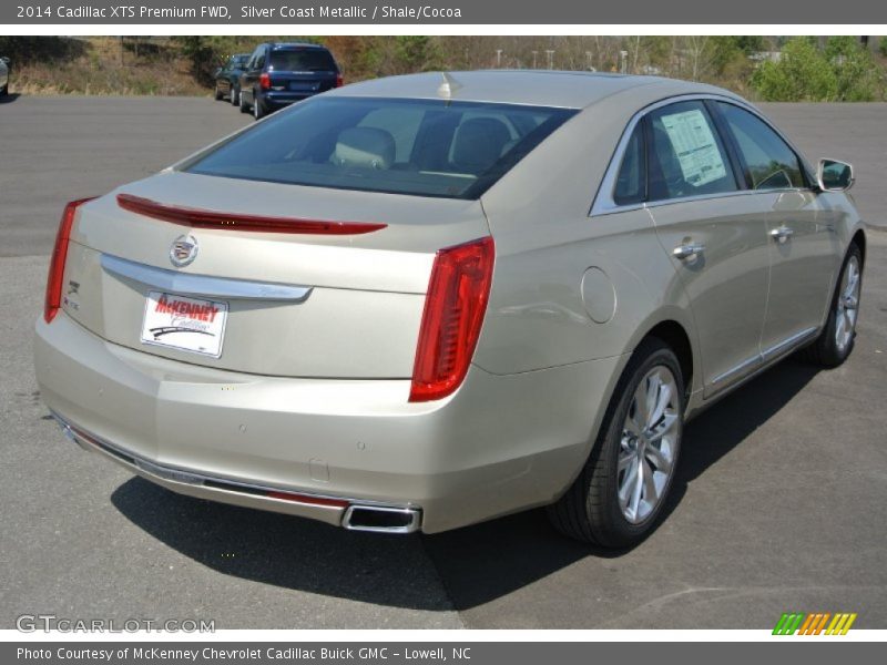 Silver Coast Metallic / Shale/Cocoa 2014 Cadillac XTS Premium FWD
