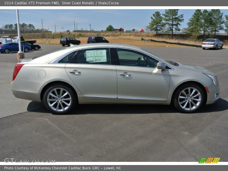 Silver Coast Metallic / Shale/Cocoa 2014 Cadillac XTS Premium FWD