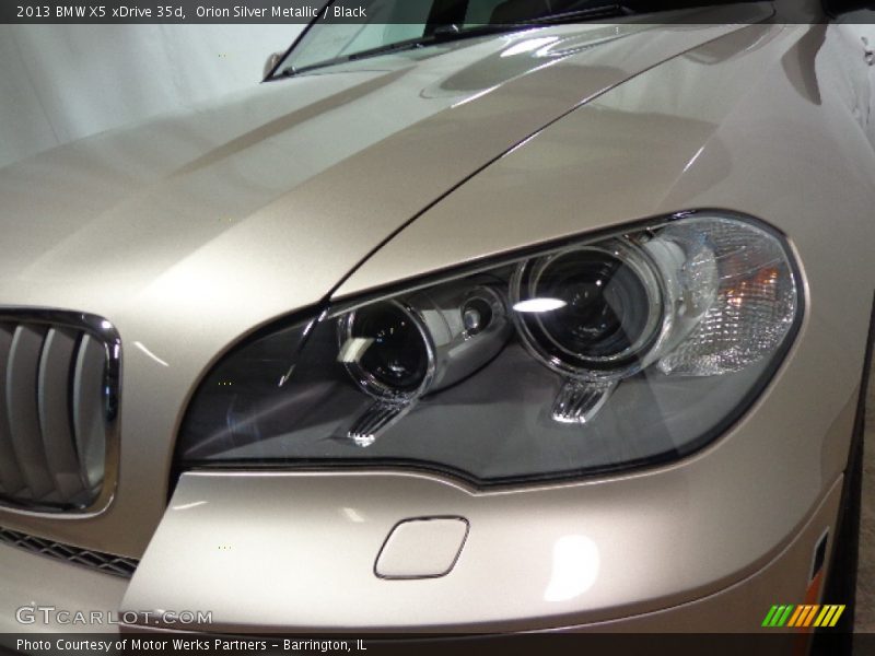 Orion Silver Metallic / Black 2013 BMW X5 xDrive 35d