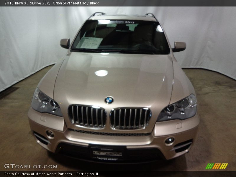 Orion Silver Metallic / Black 2013 BMW X5 xDrive 35d
