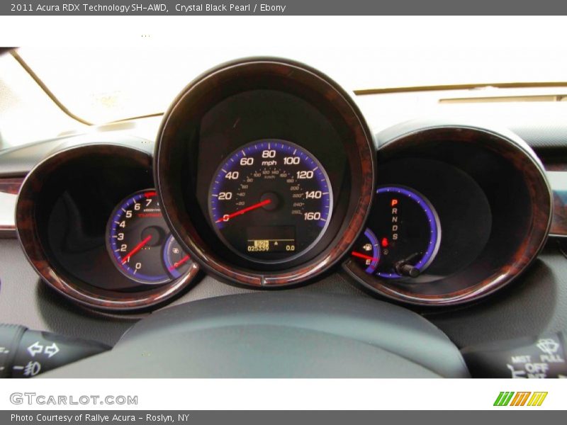Crystal Black Pearl / Ebony 2011 Acura RDX Technology SH-AWD