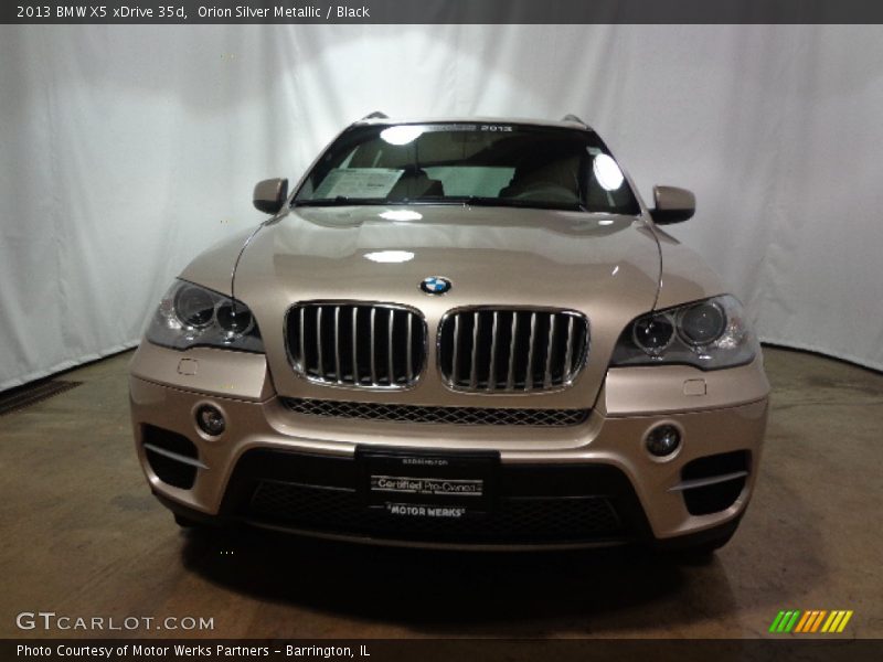 Orion Silver Metallic / Black 2013 BMW X5 xDrive 35d