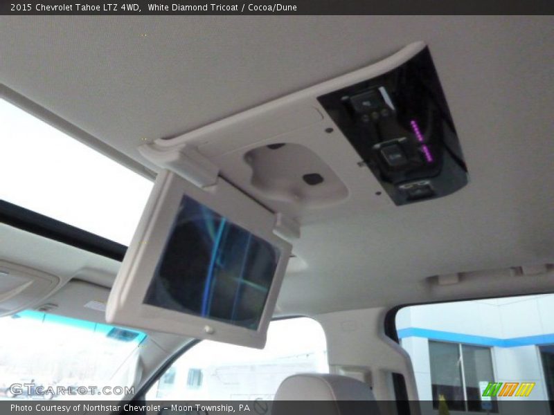 White Diamond Tricoat / Cocoa/Dune 2015 Chevrolet Tahoe LTZ 4WD