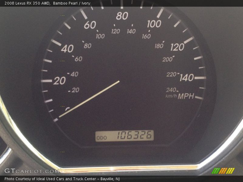 Bamboo Pearl / Ivory 2008 Lexus RX 350 AWD