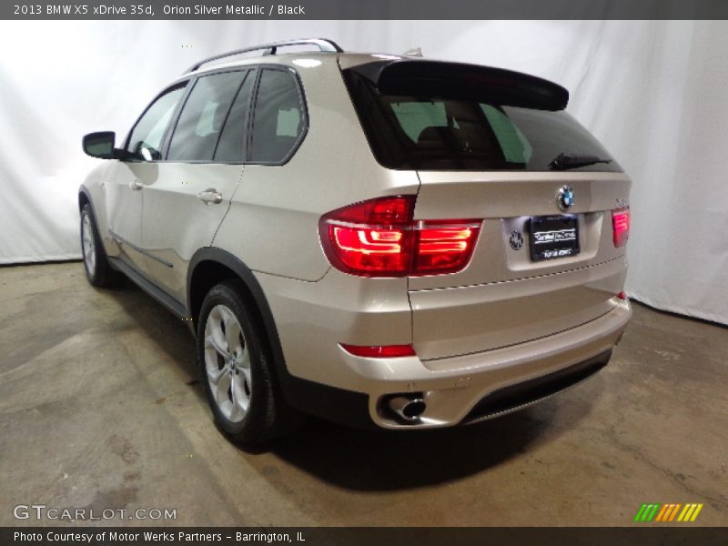 Orion Silver Metallic / Black 2013 BMW X5 xDrive 35d