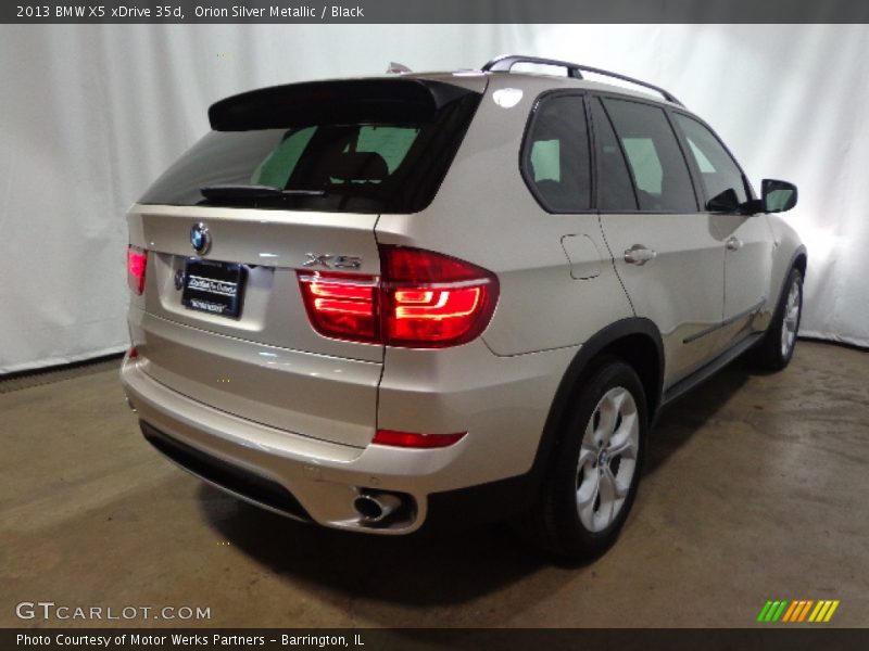 Orion Silver Metallic / Black 2013 BMW X5 xDrive 35d