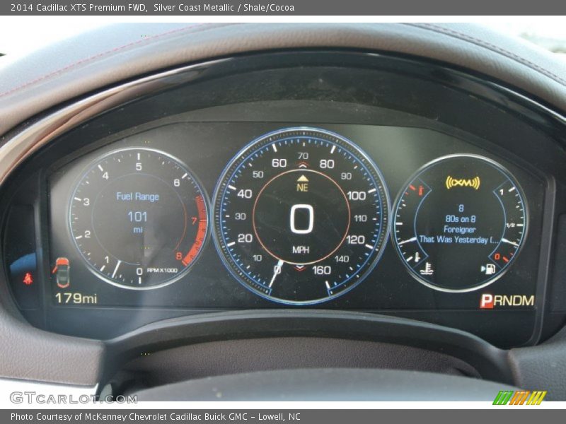Silver Coast Metallic / Shale/Cocoa 2014 Cadillac XTS Premium FWD