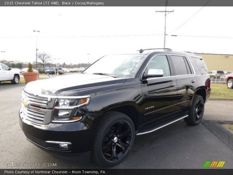 Black / Cocoa/Mahogany 2015 Chevrolet Tahoe LTZ 4WD