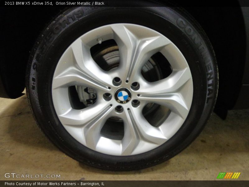 Orion Silver Metallic / Black 2013 BMW X5 xDrive 35d