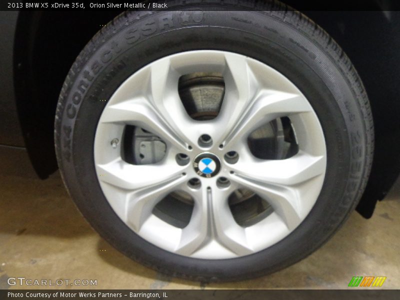 Orion Silver Metallic / Black 2013 BMW X5 xDrive 35d