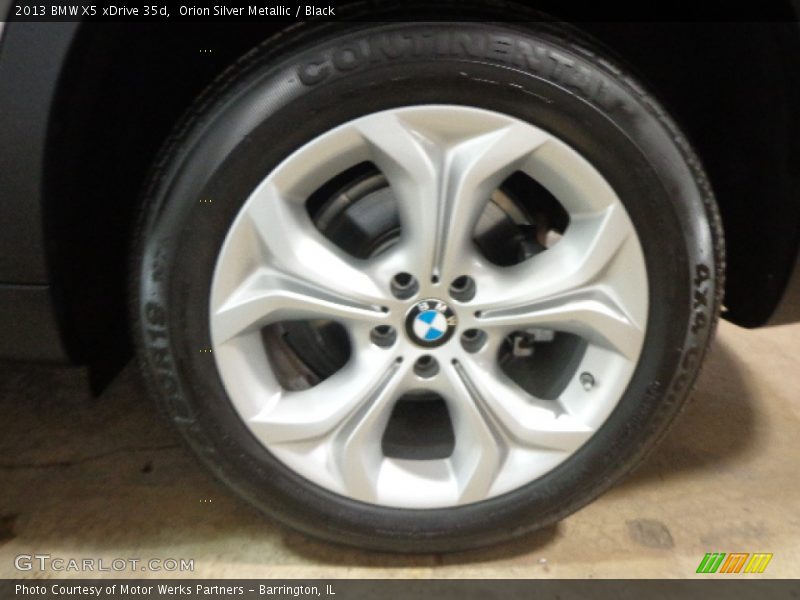 Orion Silver Metallic / Black 2013 BMW X5 xDrive 35d