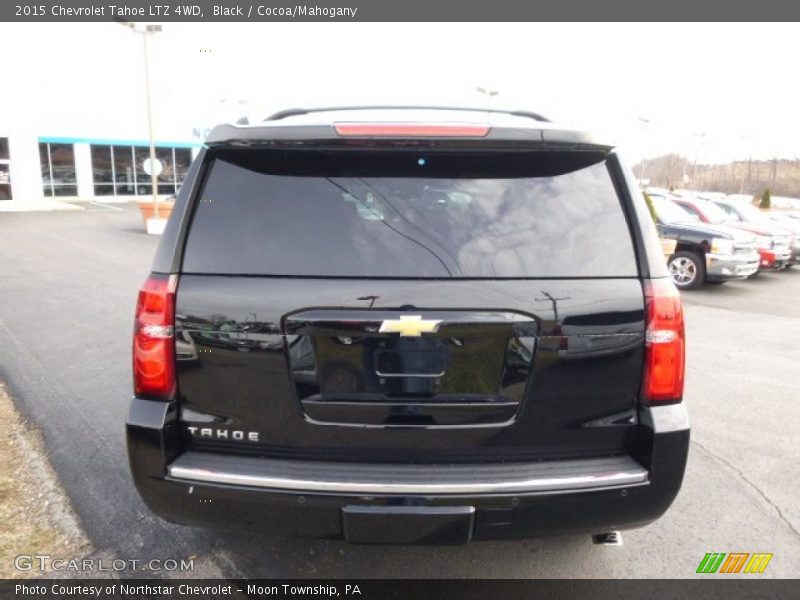Black / Cocoa/Mahogany 2015 Chevrolet Tahoe LTZ 4WD