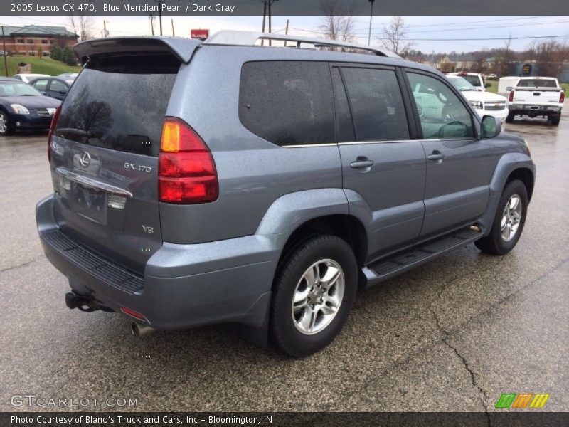 Blue Meridian Pearl / Dark Gray 2005 Lexus GX 470