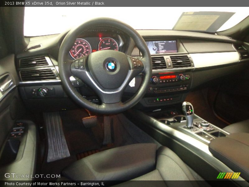 Orion Silver Metallic / Black 2013 BMW X5 xDrive 35d