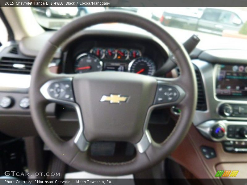 Black / Cocoa/Mahogany 2015 Chevrolet Tahoe LTZ 4WD