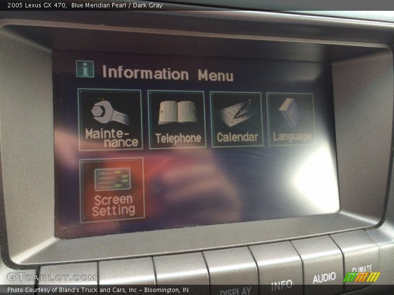 Blue Meridian Pearl / Dark Gray 2005 Lexus GX 470