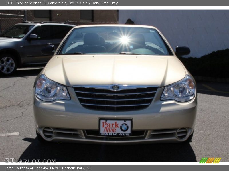White Gold / Dark Slate Gray 2010 Chrysler Sebring LX Convertible