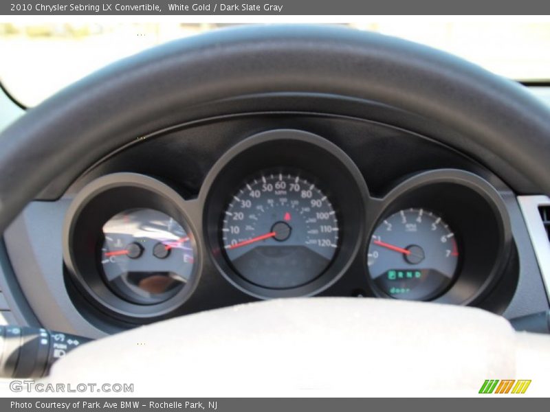 White Gold / Dark Slate Gray 2010 Chrysler Sebring LX Convertible