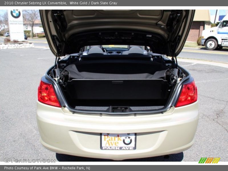 White Gold / Dark Slate Gray 2010 Chrysler Sebring LX Convertible