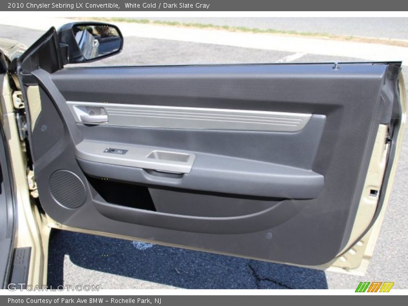White Gold / Dark Slate Gray 2010 Chrysler Sebring LX Convertible