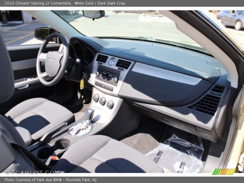 White Gold / Dark Slate Gray 2010 Chrysler Sebring LX Convertible