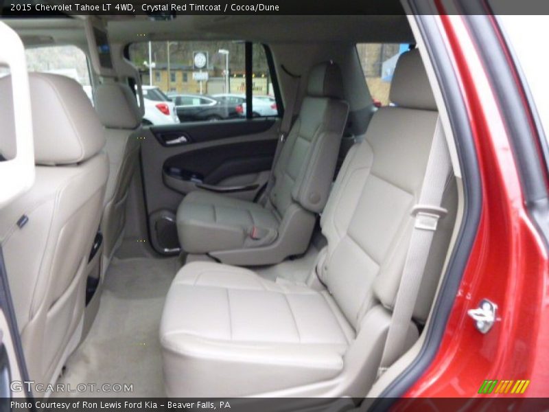 Crystal Red Tintcoat / Cocoa/Dune 2015 Chevrolet Tahoe LT 4WD