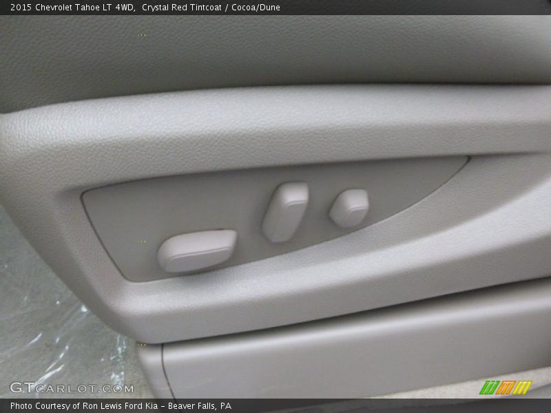 Crystal Red Tintcoat / Cocoa/Dune 2015 Chevrolet Tahoe LT 4WD