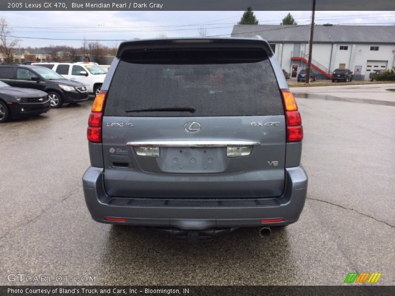Blue Meridian Pearl / Dark Gray 2005 Lexus GX 470