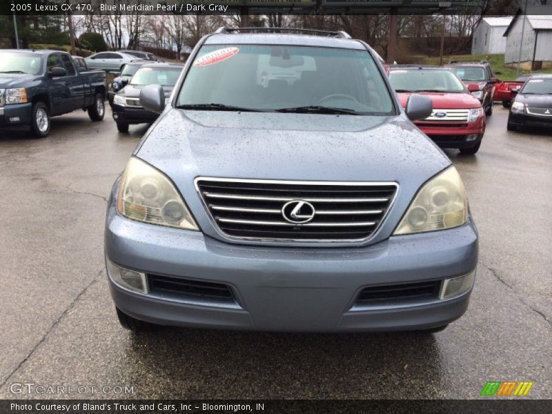 Blue Meridian Pearl / Dark Gray 2005 Lexus GX 470