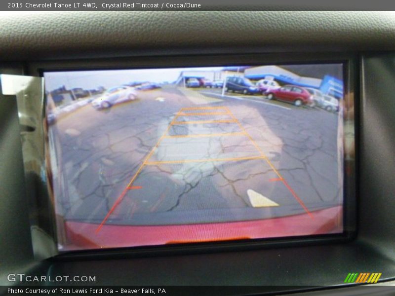 Crystal Red Tintcoat / Cocoa/Dune 2015 Chevrolet Tahoe LT 4WD