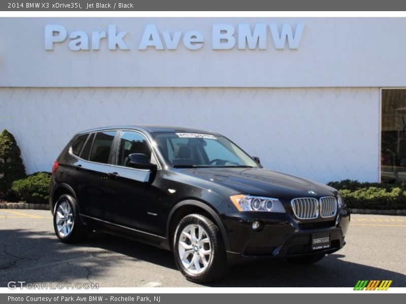 Jet Black / Black 2014 BMW X3 xDrive35i