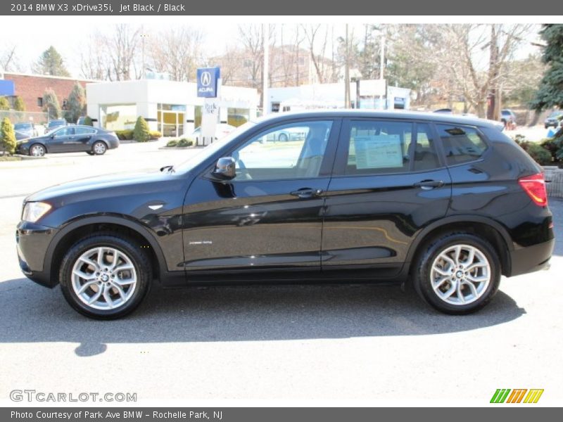 Jet Black / Black 2014 BMW X3 xDrive35i