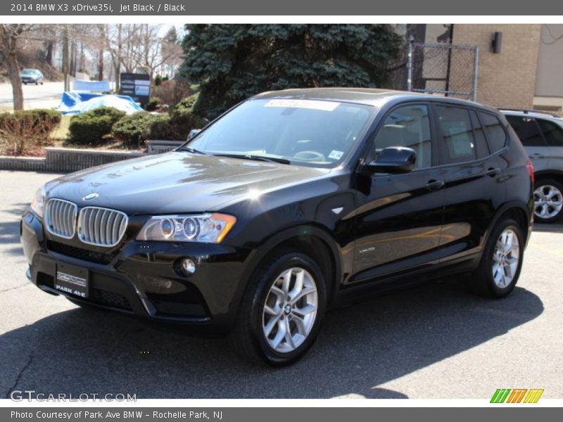 Jet Black / Black 2014 BMW X3 xDrive35i