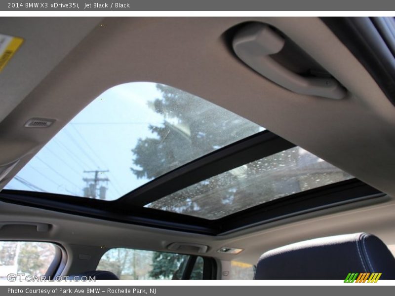Jet Black / Black 2014 BMW X3 xDrive35i