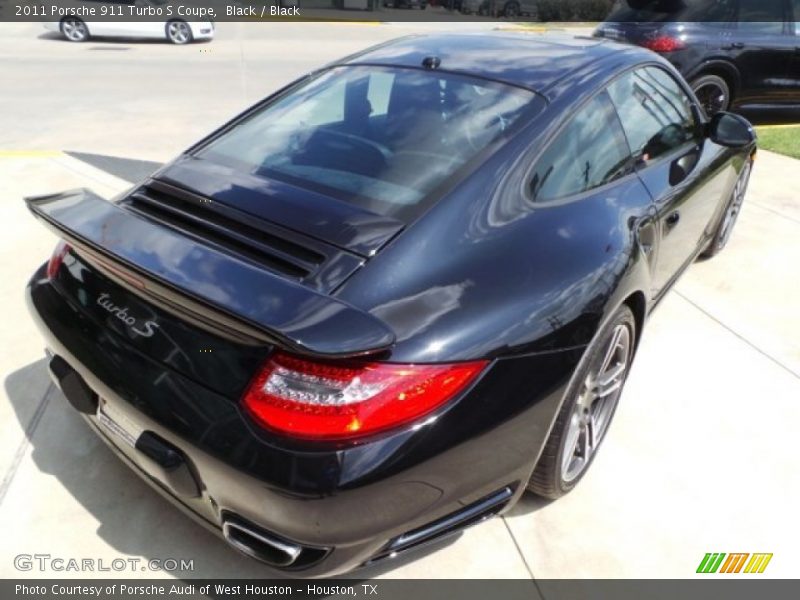 Black / Black 2011 Porsche 911 Turbo S Coupe