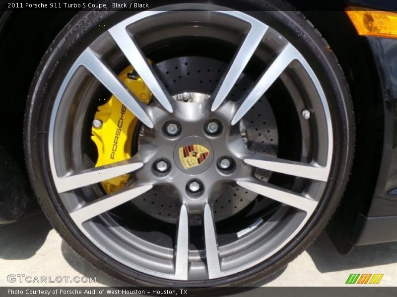 Black / Black 2011 Porsche 911 Turbo S Coupe