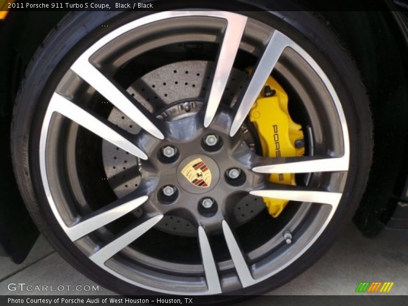 Black / Black 2011 Porsche 911 Turbo S Coupe