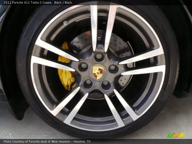 Black / Black 2011 Porsche 911 Turbo S Coupe