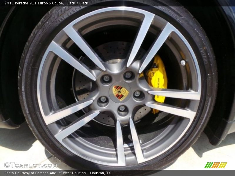 Black / Black 2011 Porsche 911 Turbo S Coupe